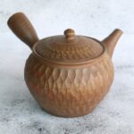 小西友仙 燿泥練込網目カット急須 320ml ささめ茶こし yusen001 - 常滑